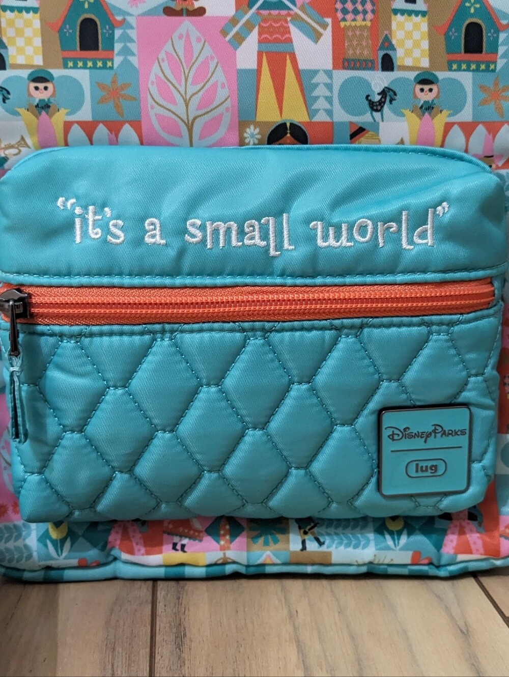 NWT! Lug X Disney It's A Small World Small Backpack - Picture 2 of 16